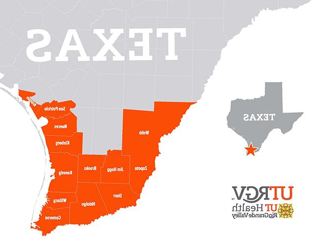 South Texas Counties: Webb, Zapata, Starr, Hidalgo, Cameron, Willacy, Kenedy, Brooks, Jim Hogg, Kleberg, San Patricio, Aransas, and Nueces.